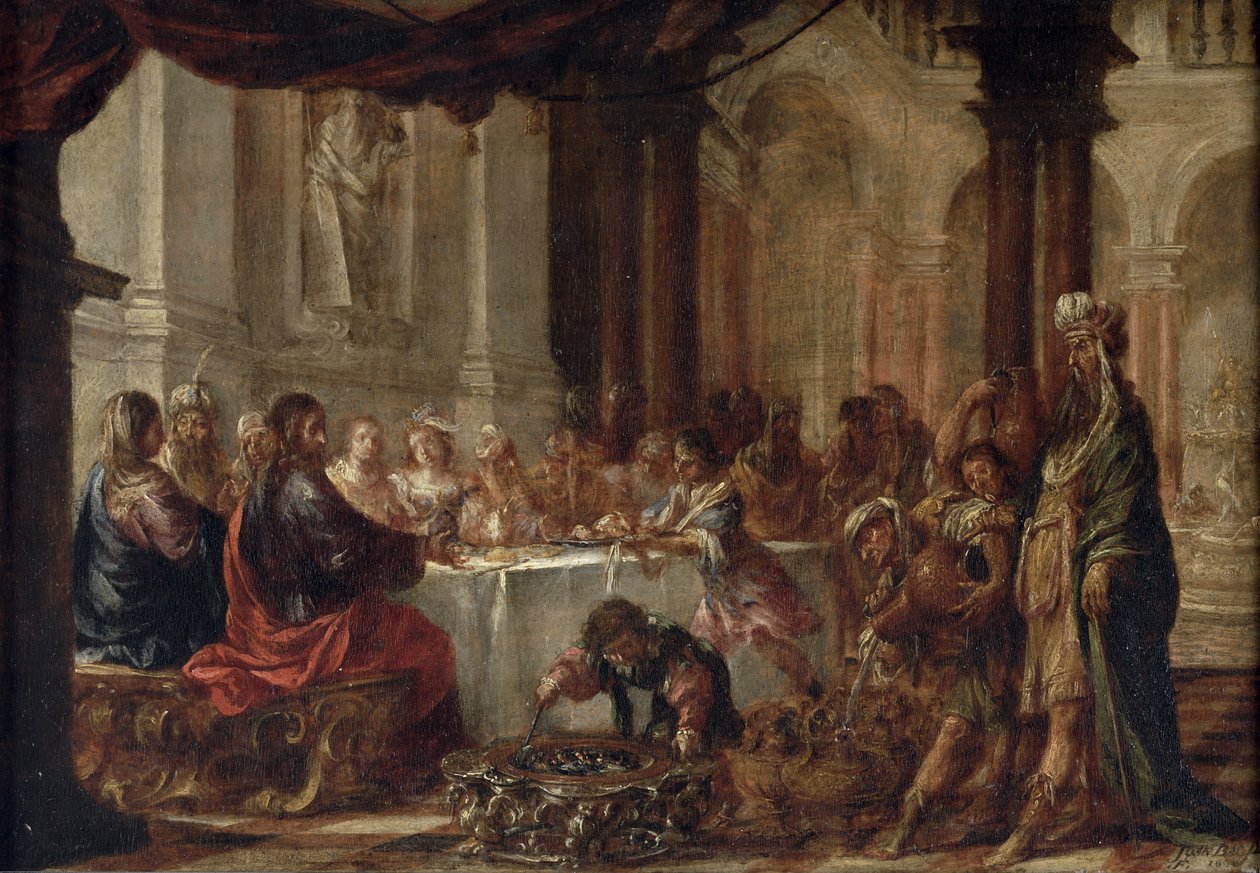 Giftermålet i Kana, 1660 av Juan de Valdes Leal