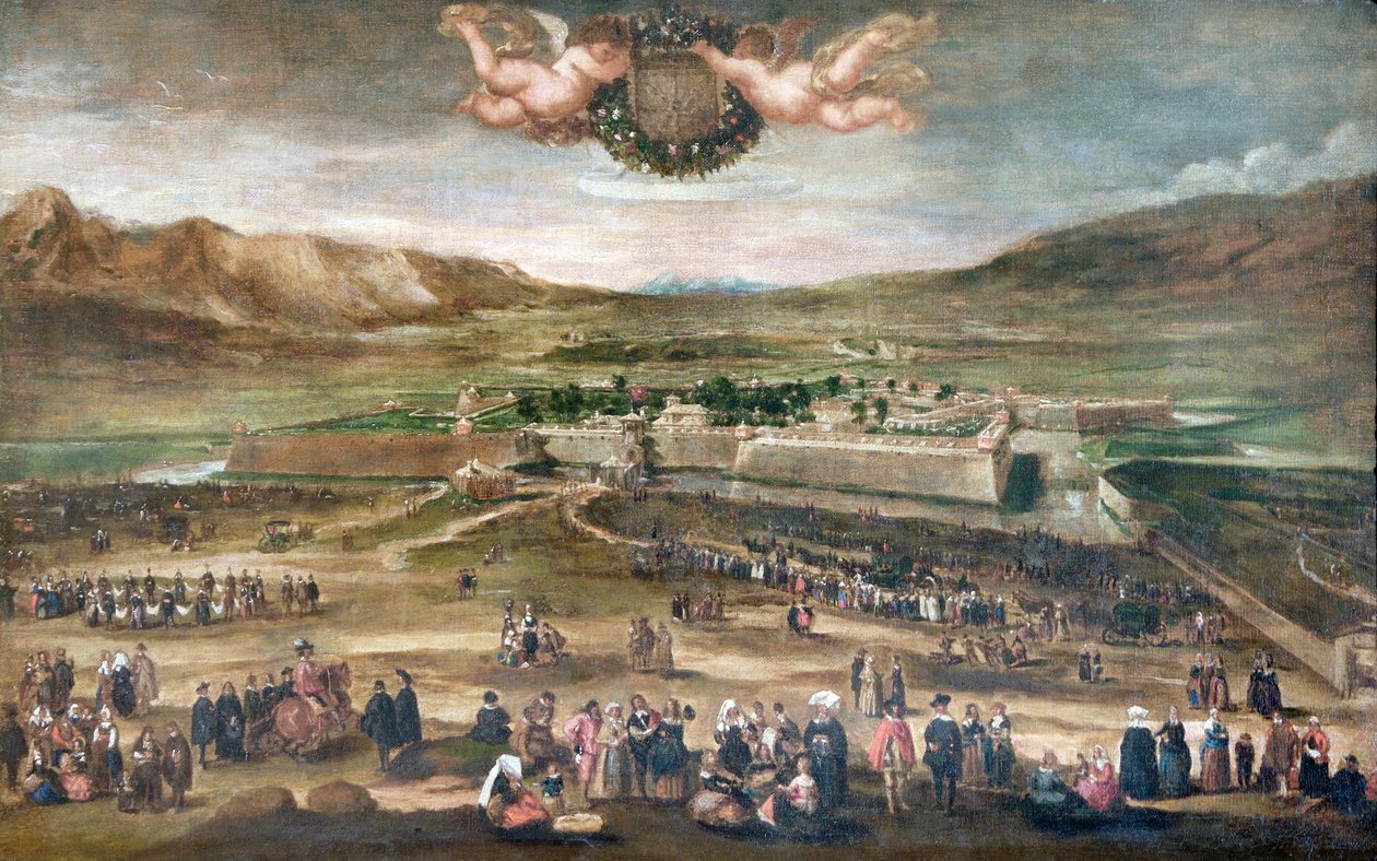 Filip IV:s intåg i Pamplona, efter 1646 (olja på duk) av Juan Bautista Martinez Del Mazo