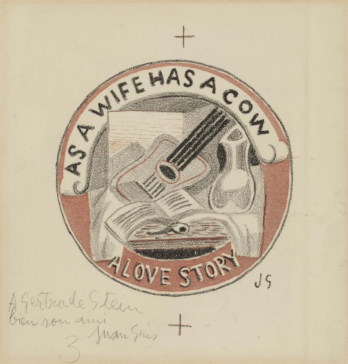 Som en fru har en ko; En kärlekshistoria av Juan Gris