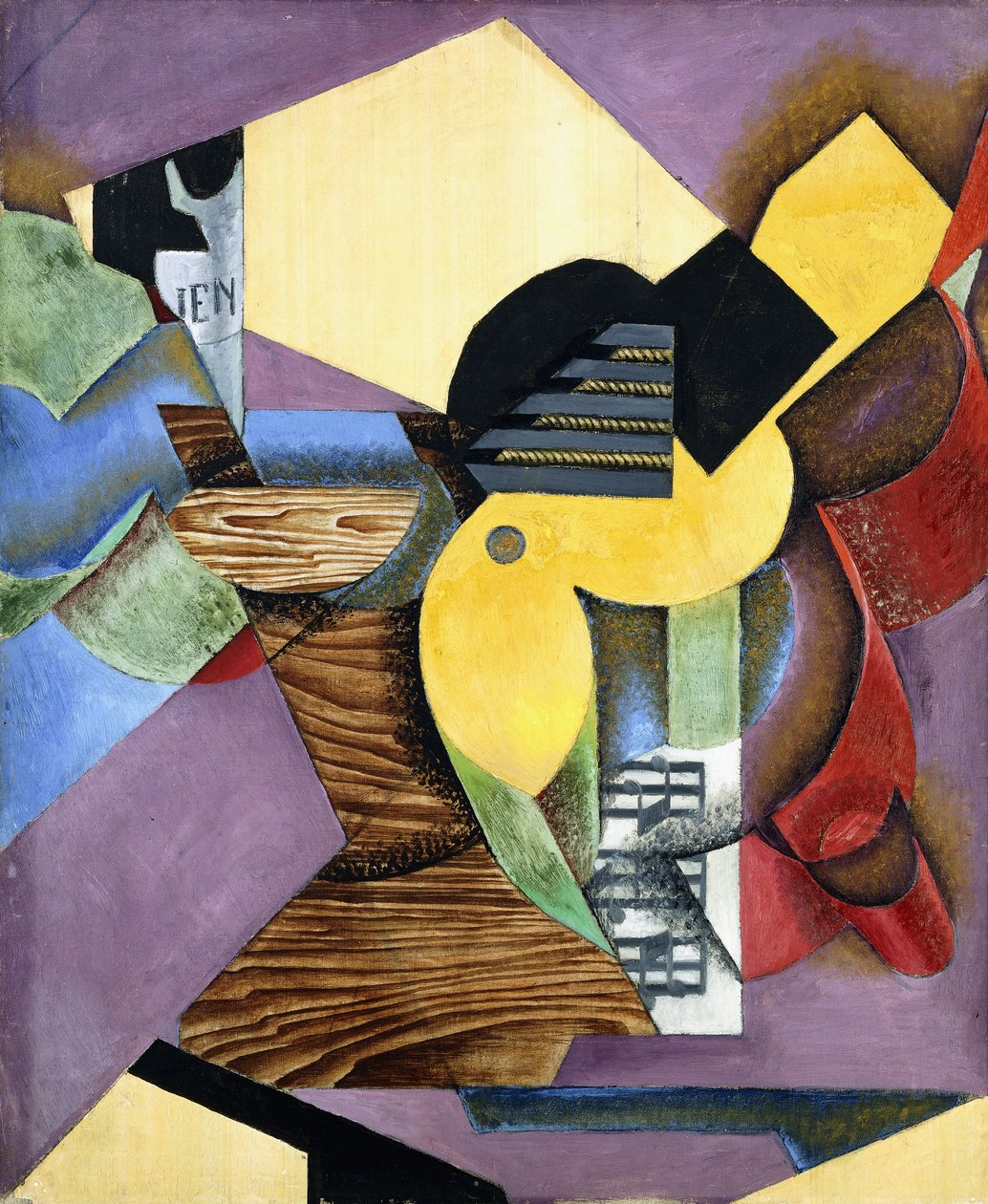 Gitarr, 1913 av Juan Gris