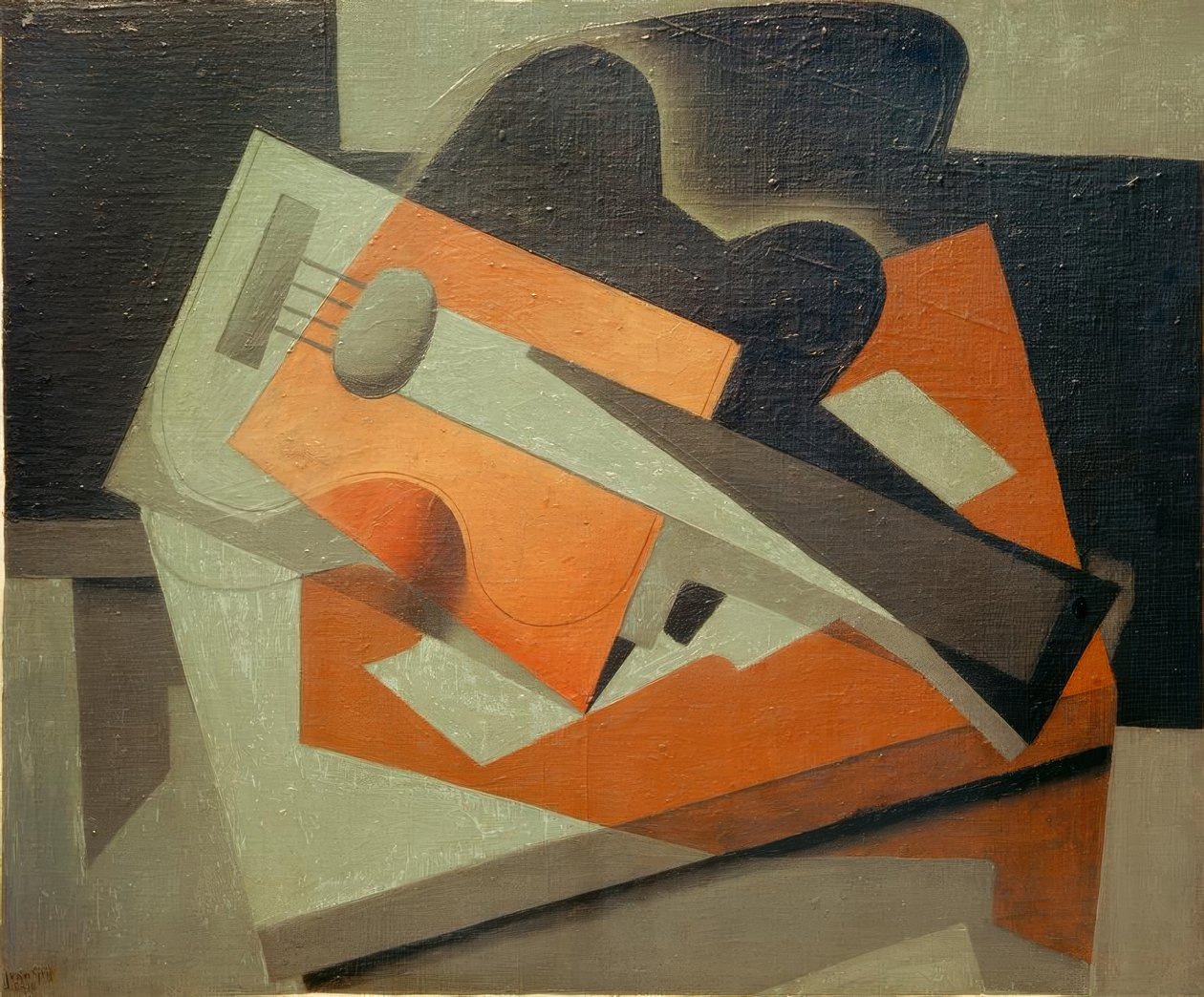 La Guitare av Juan Gris
