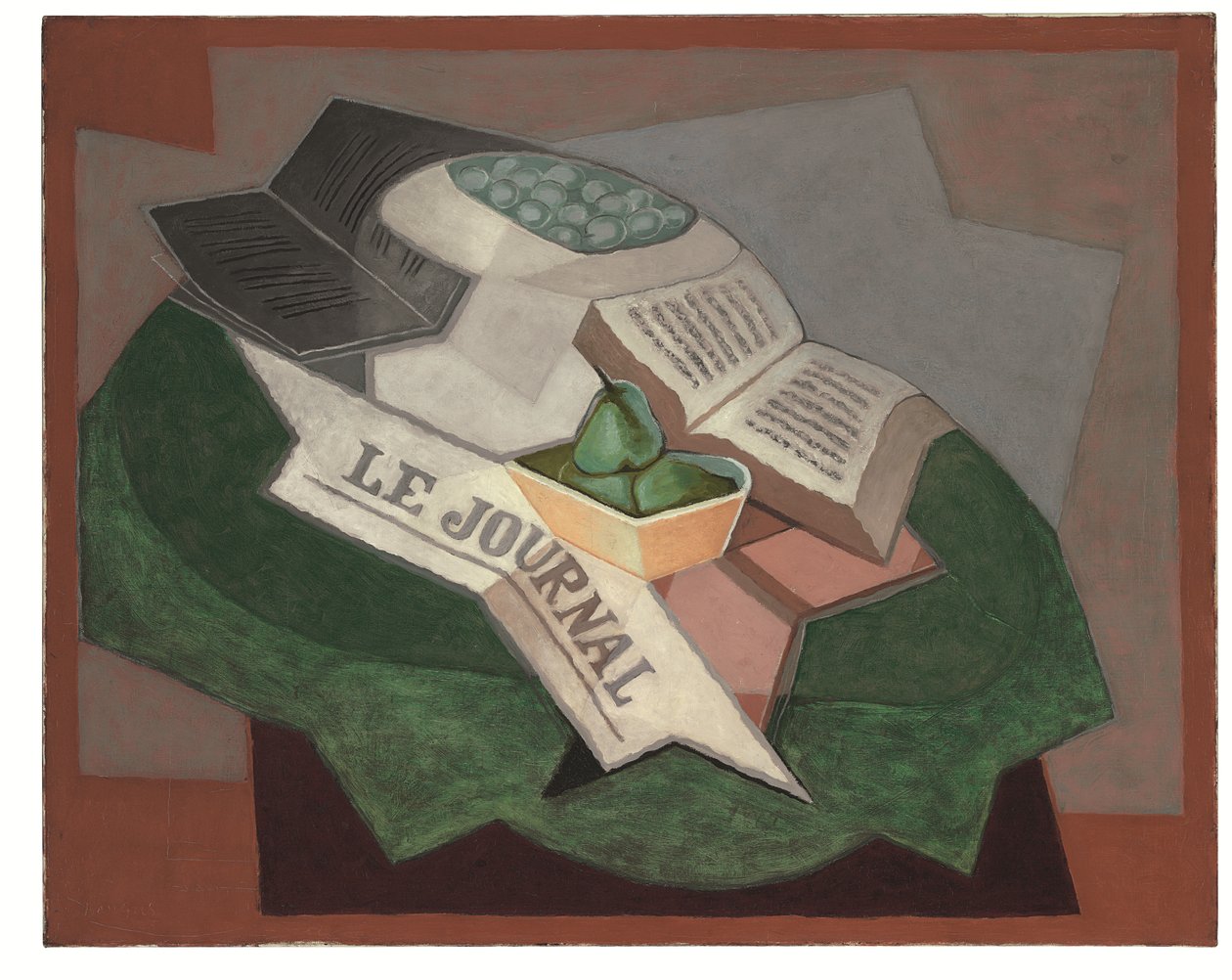 Den gröna mattan av Juan Gris