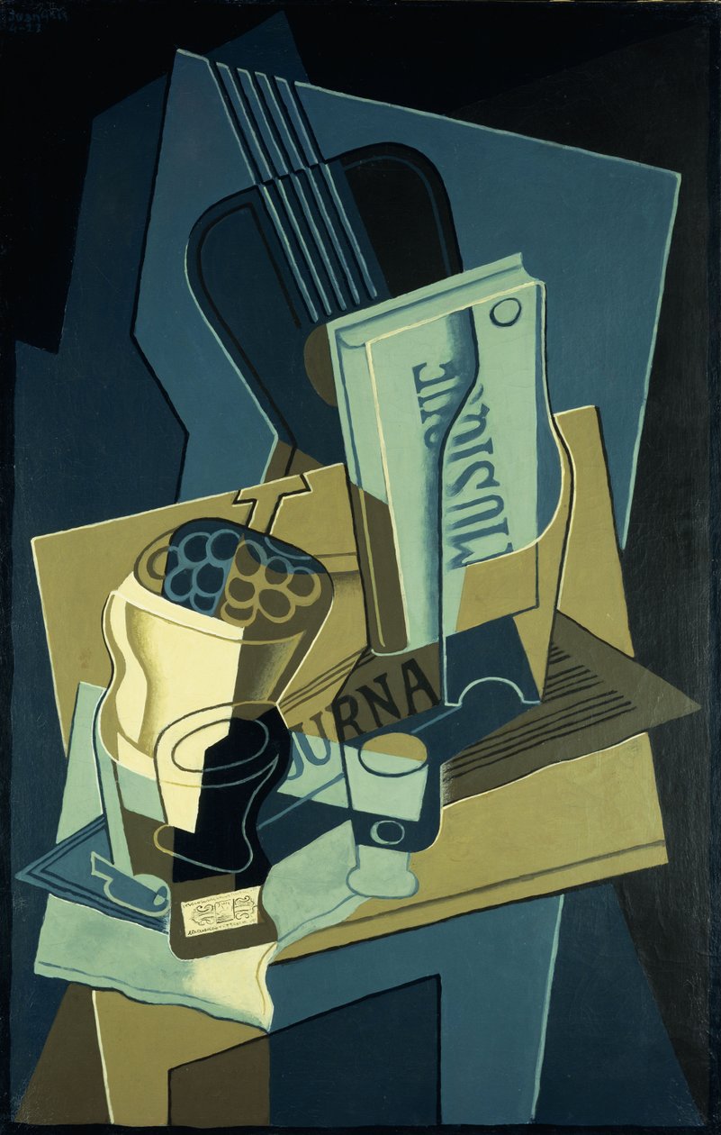 Notbok; Musikanteckningsboken, 1922 av Juan Gris