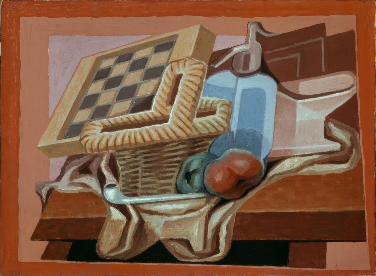 Korg och sifon av Juan Gris