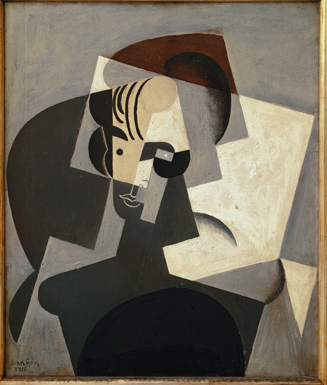 Porträtt av Josette Gris - Olja på duk av Juan Gris