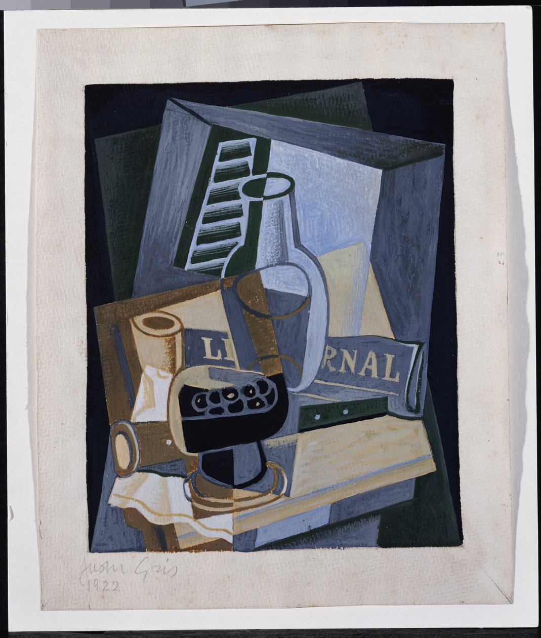 Stilleben framför ett fönster, 1922 av Juan Gris