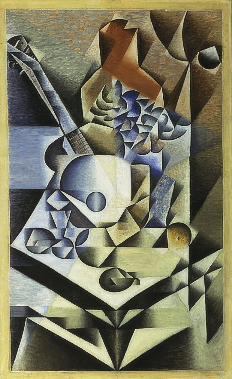 Stilleben med blommor. 1912 av Juan Gris