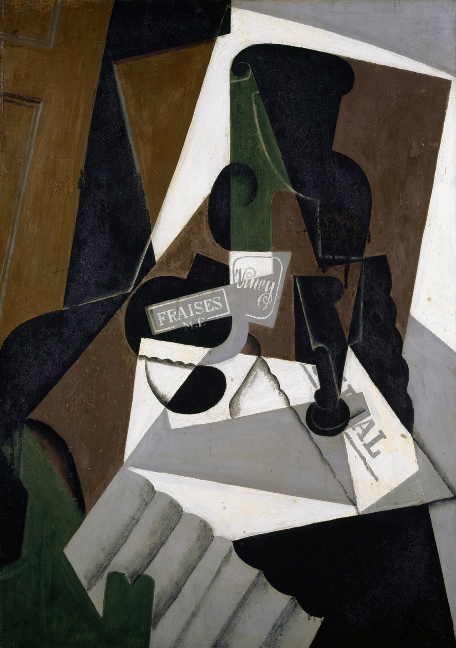 Krukan med jordgubbssylt av Juan Gris