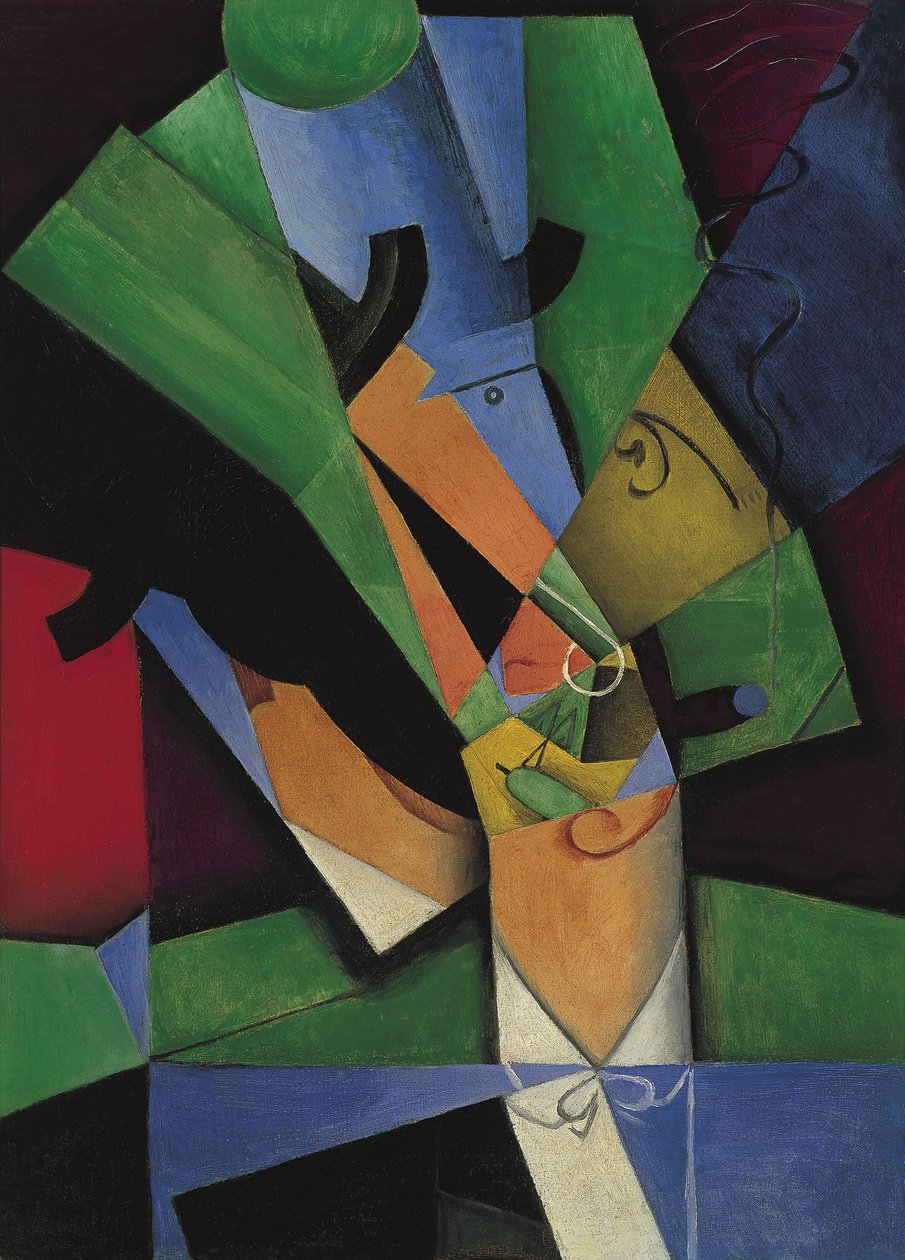 Rökaren Frank Haviland, 1913 av Juan Gris