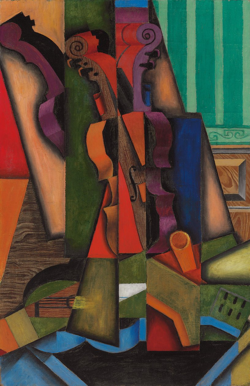 Fiol och gitarr av Juan Gris