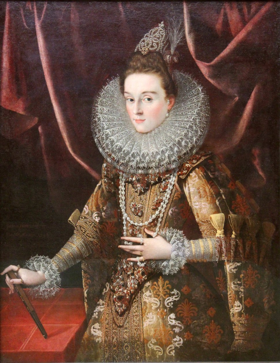 Infanta Isabella Clara Eugenia från Spanien av Juan Pantoja de la Cruz