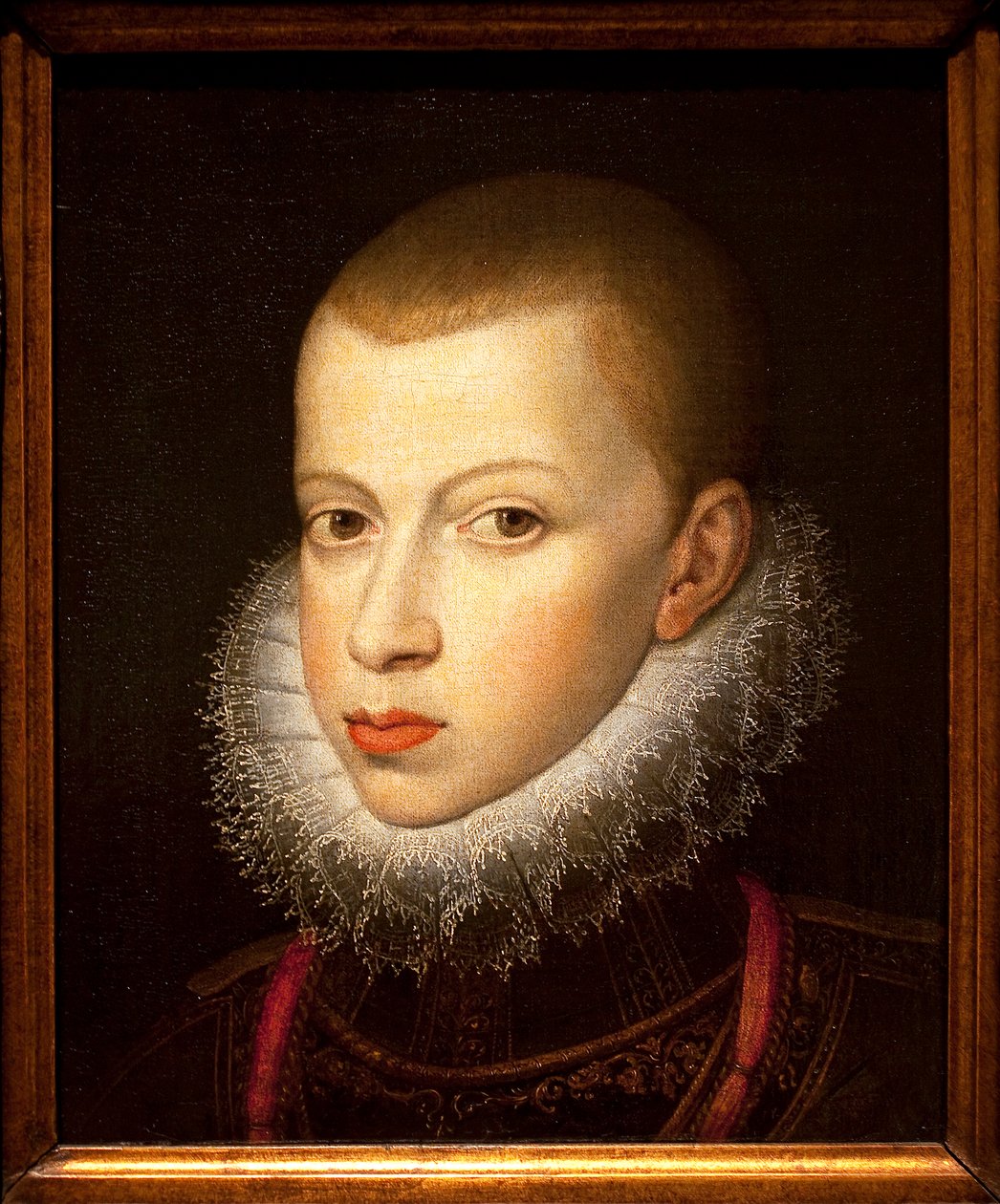 Porträtt av prins Philip III (Felip III av Castella, känd som den fromme av Juan Pantoja de la Cruz