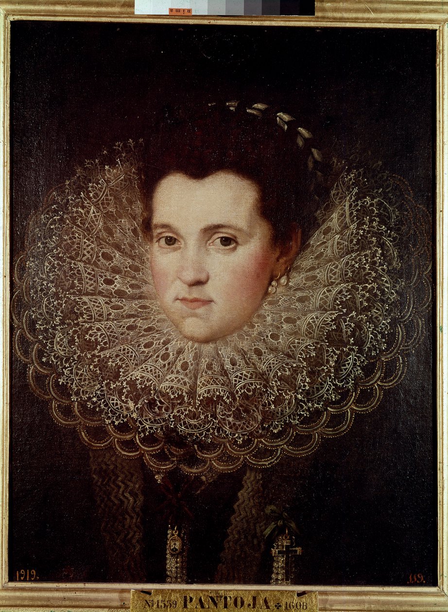 Porträtt av en dam (målning av Juan Pantoja de la Cruz