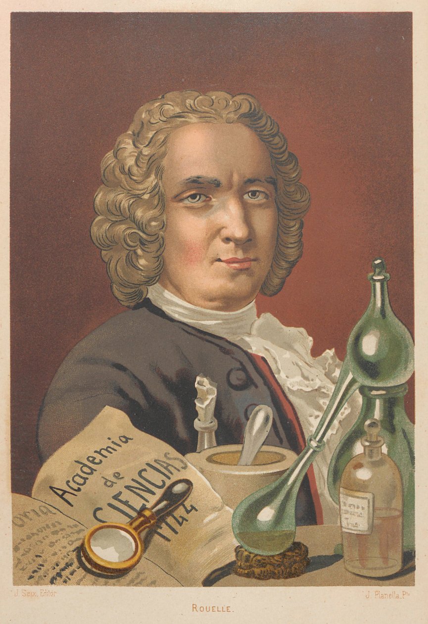 Porträtt av Hilaire-Marin Rouelle 1718-1779, 1879. av Juan Planella y Rodríguez