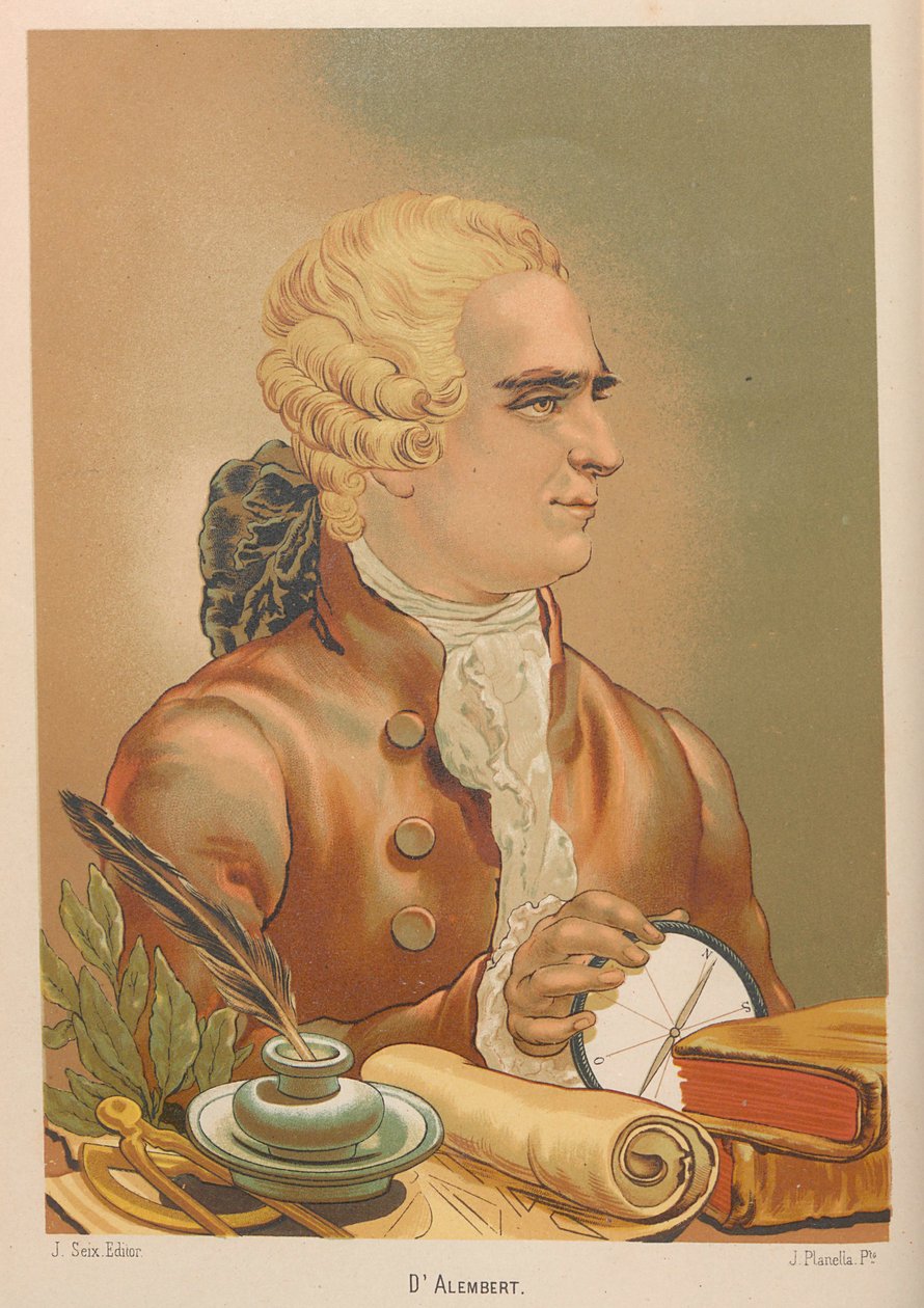 Porträtt av Jean le Rond D