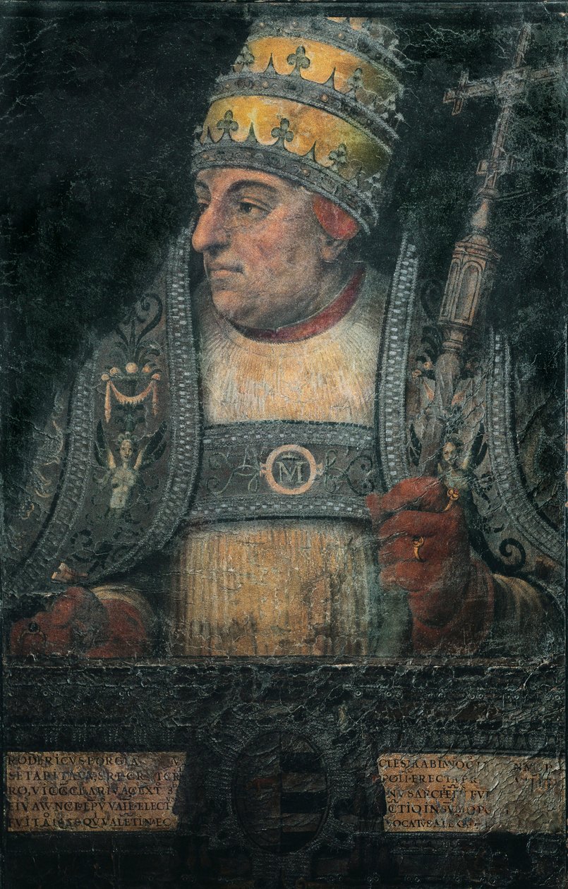 ALEXANDER VI (1431-1503) (målning) av Juan de Juanes