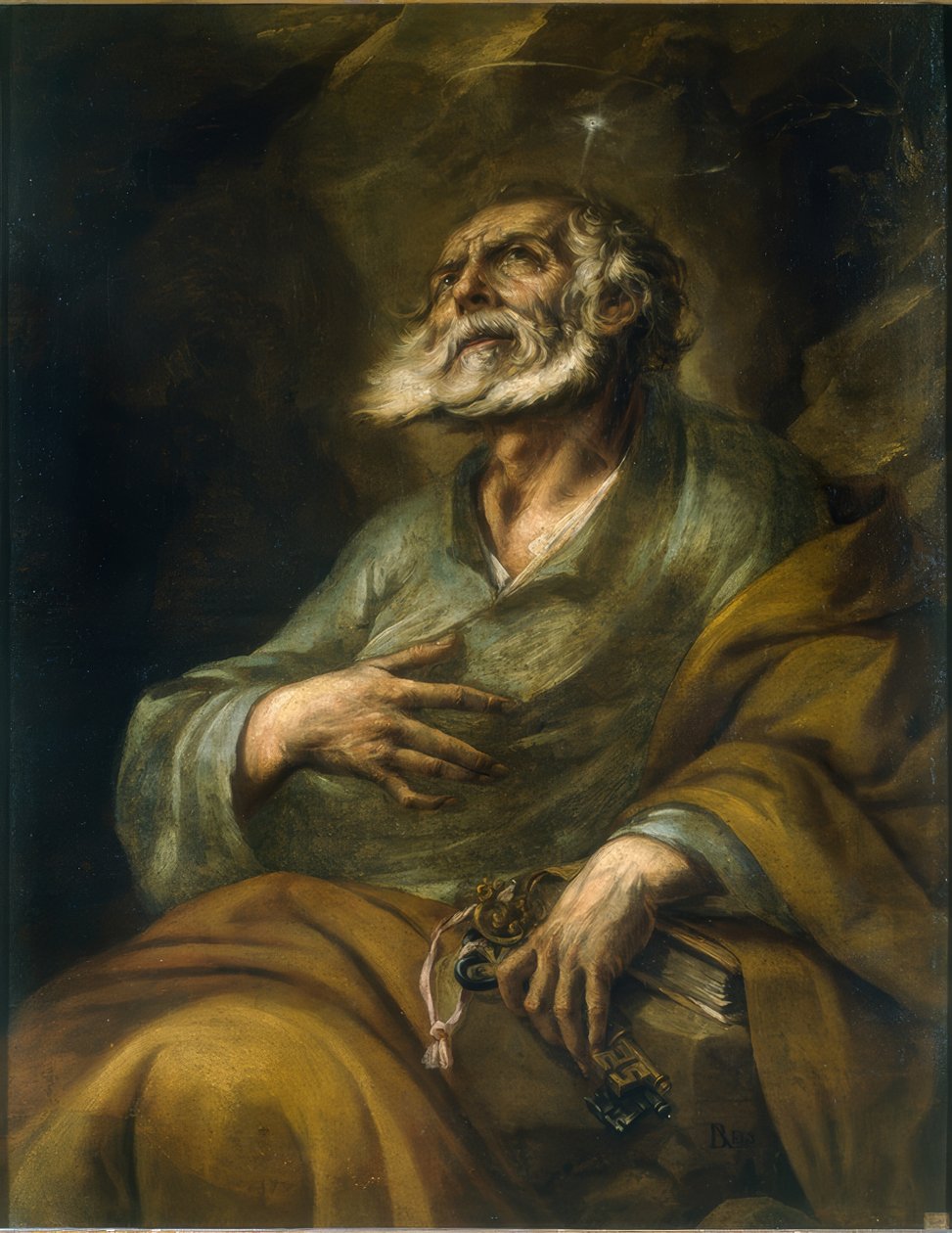 Der reuige Petrus av Juan de Valdes Leal