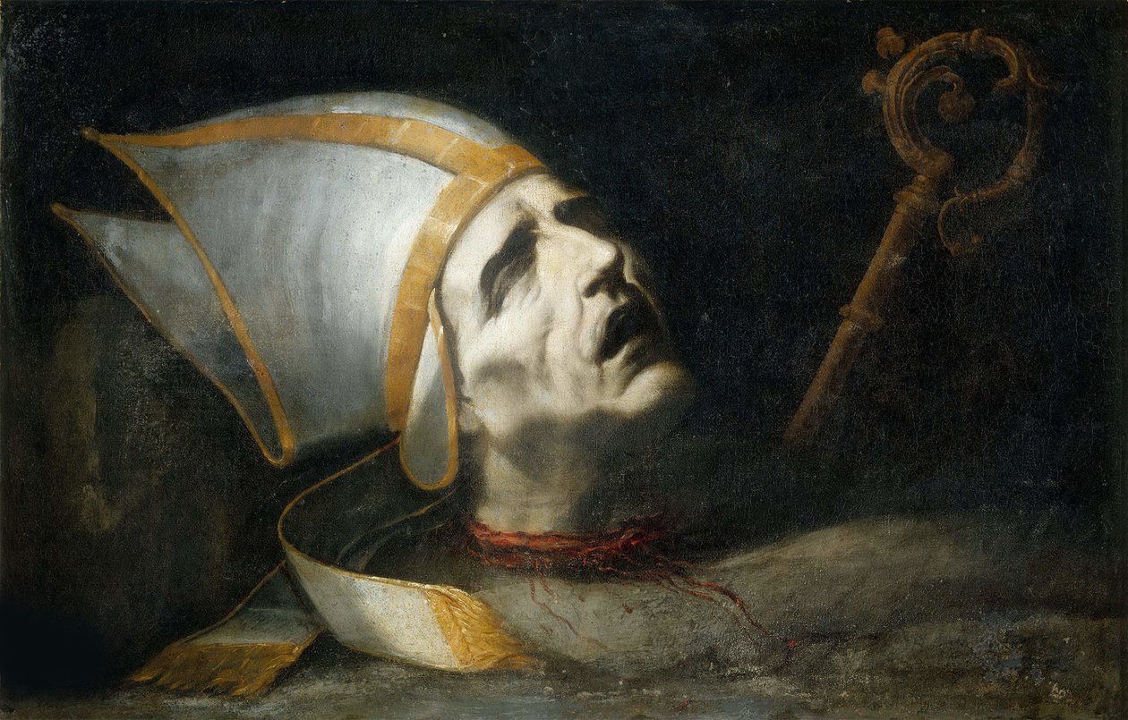 Chef för Saint Fulgentius av Juan de Valdes Leal
