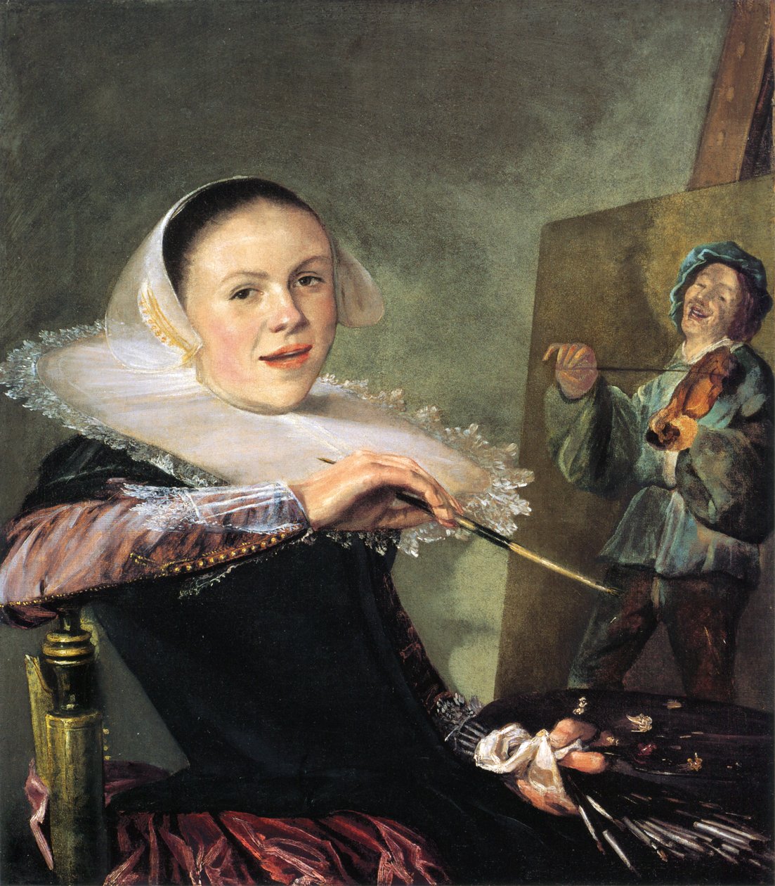 Self-portrait av Judith Leyster