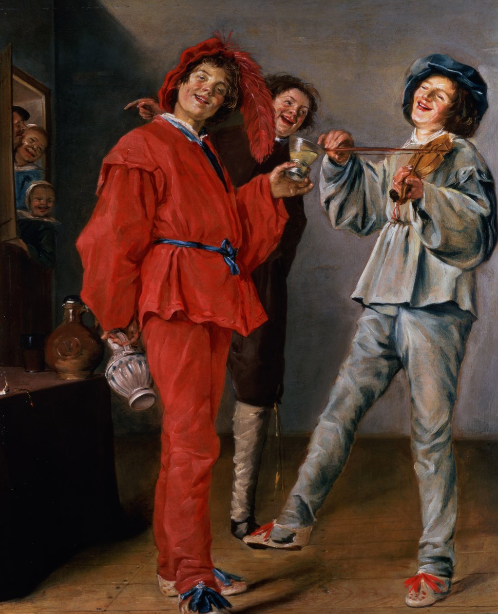Tre pojkar Gladskapande, c.1629 av Judith Leyster