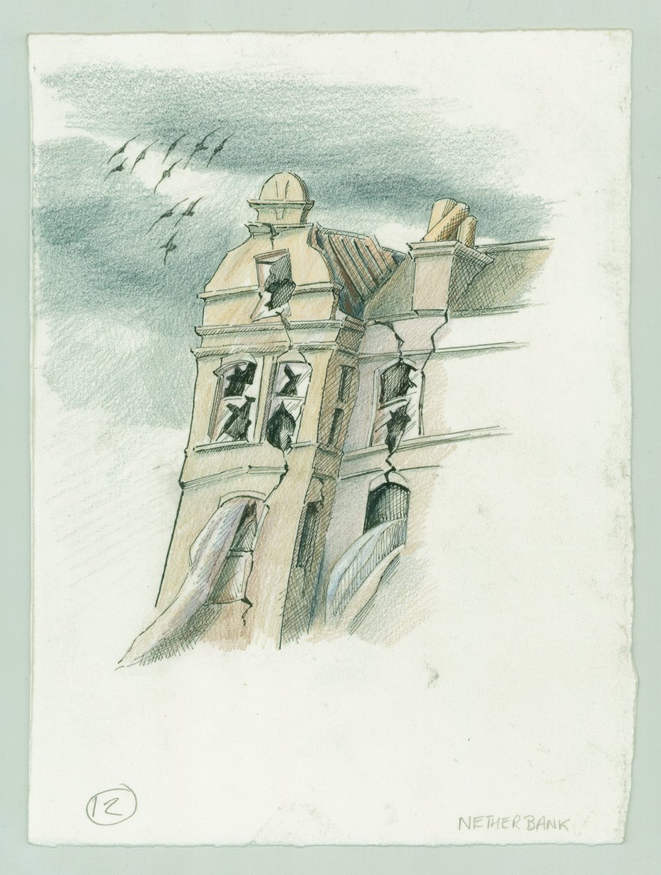 Tysk sjöbombning av Scarborough, North Yorkshire, 1914 2014. av Judith Dobie