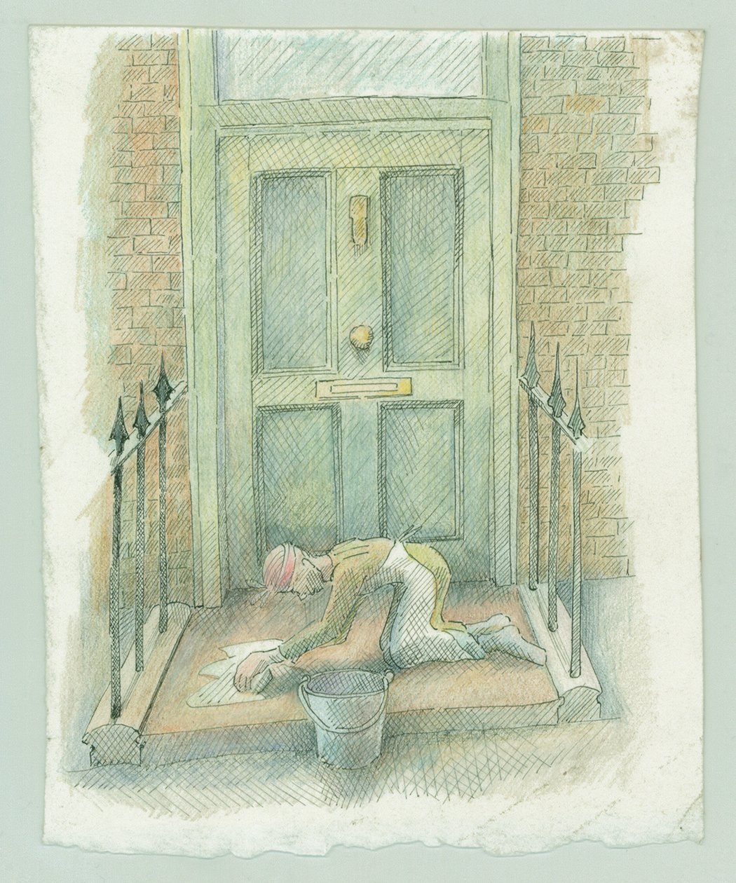Tysk sjöbombning av Scarborough, North Yorkshire, 1914 2014. av Judith Dobie