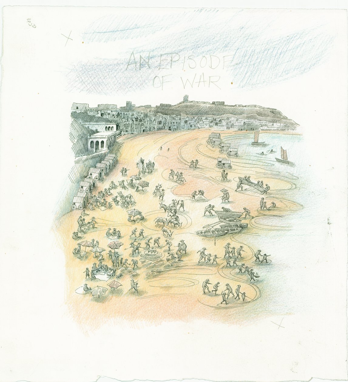 Tysk sjöbombning av Scarborough, North Yorkshire, 1914 2014. av Judith Dobie