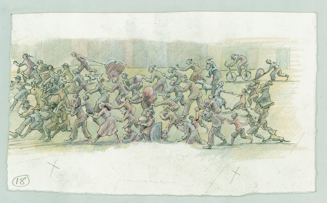 Tysk sjöbombning av Scarborough, North Yorkshire, 1914 2014. av Judith Dobie