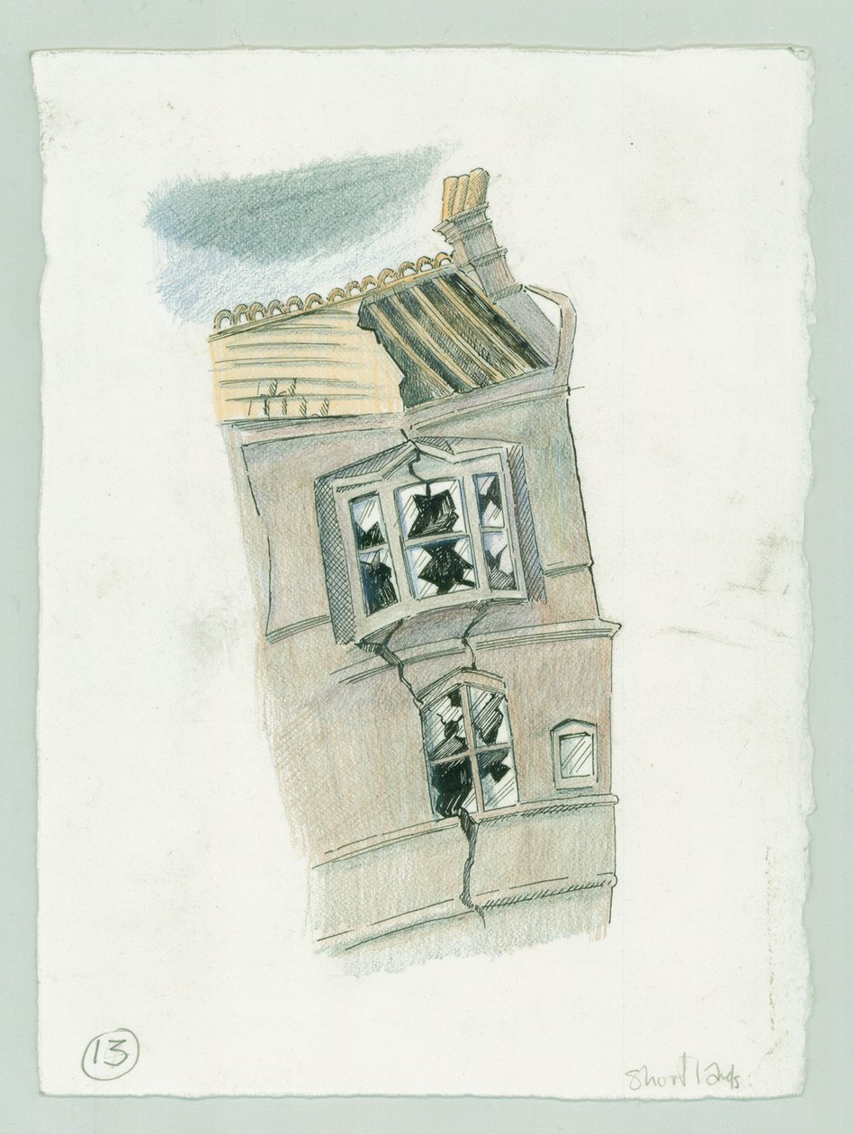 Tysk sjöbombning av Scarborough, North Yorkshire, 1914 2014. av Judith Dobie