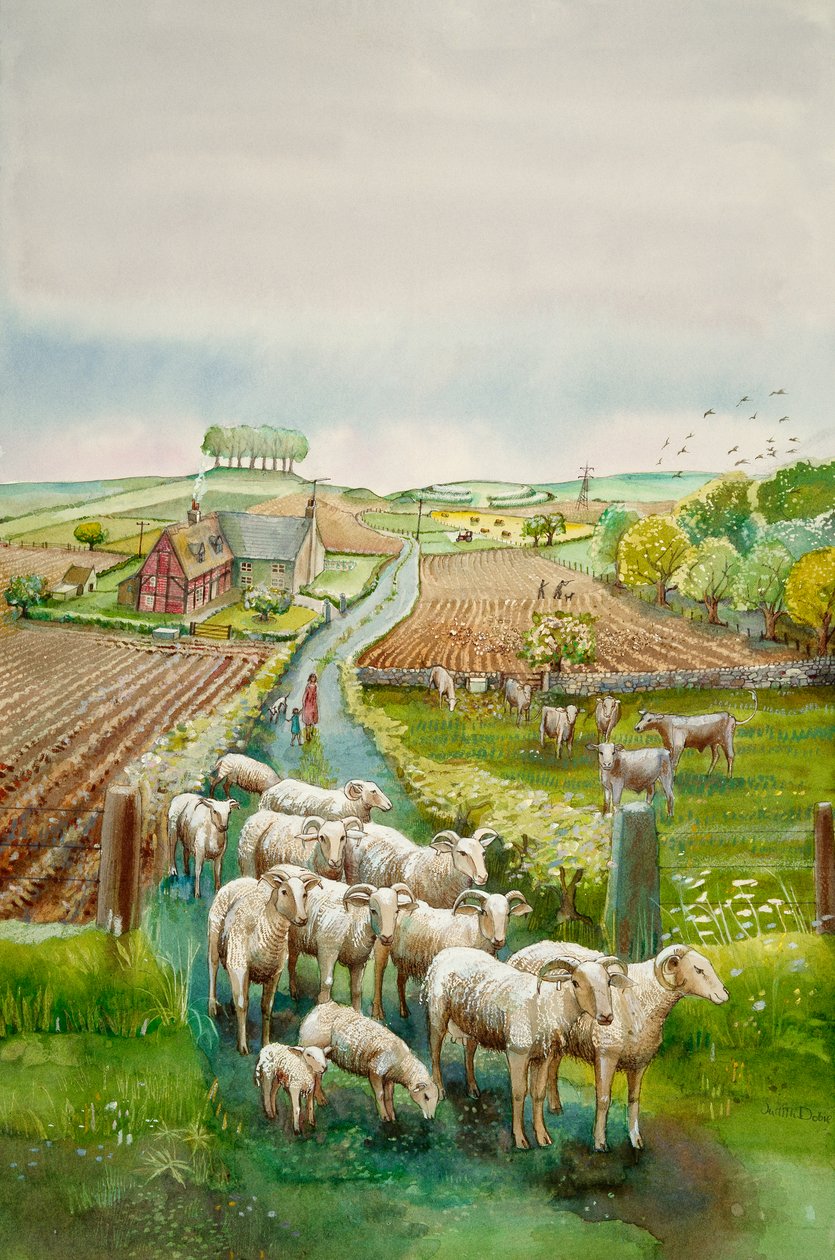 Landsbygdslandskap, c2010 av Judith Dobie