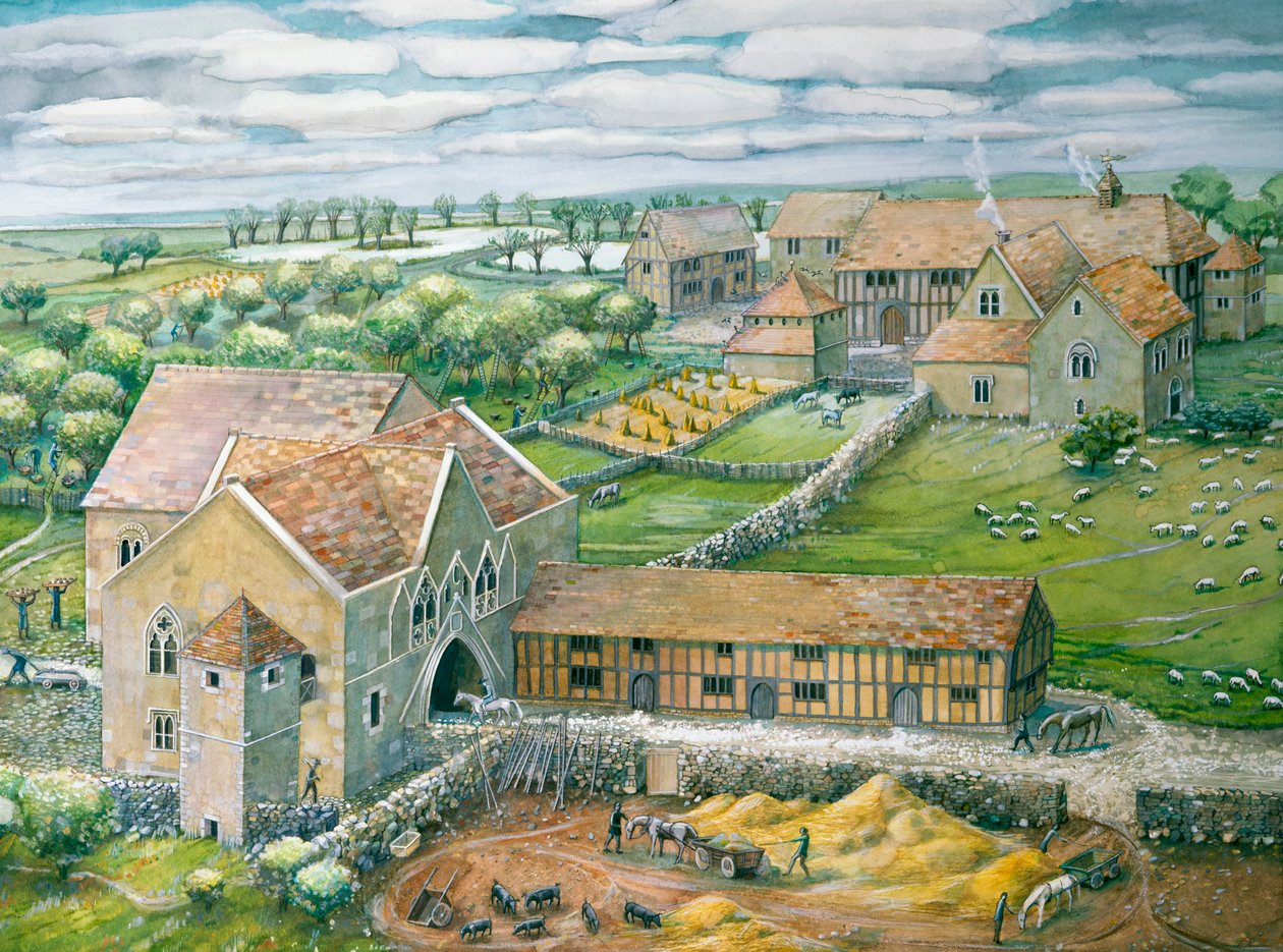 Thornholme Priory, Humberside, 2006 av Judith Dobie