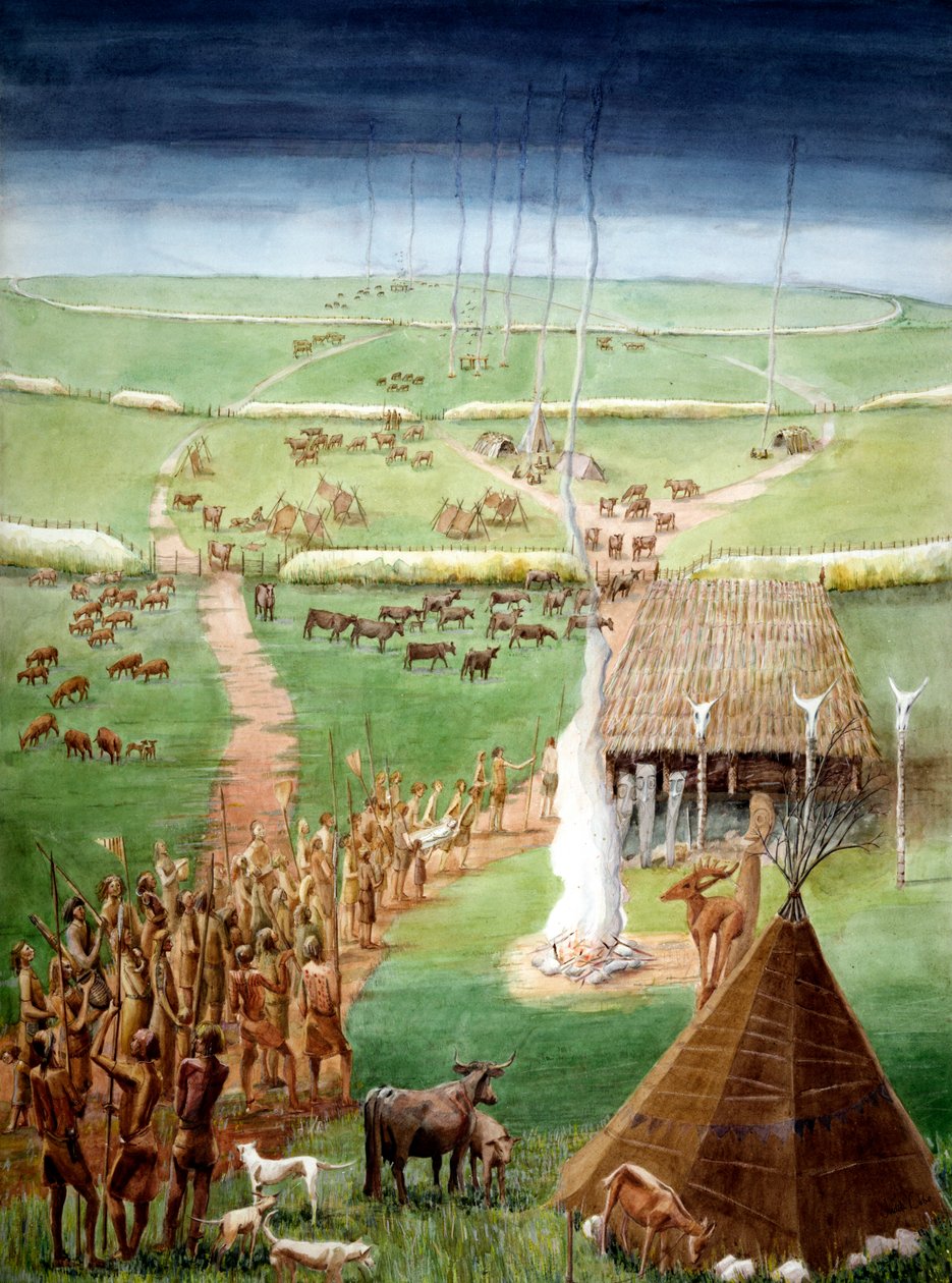 Windmill Hill, Avebury, Wiltshire, under neolitisk tid av Judith Dobie