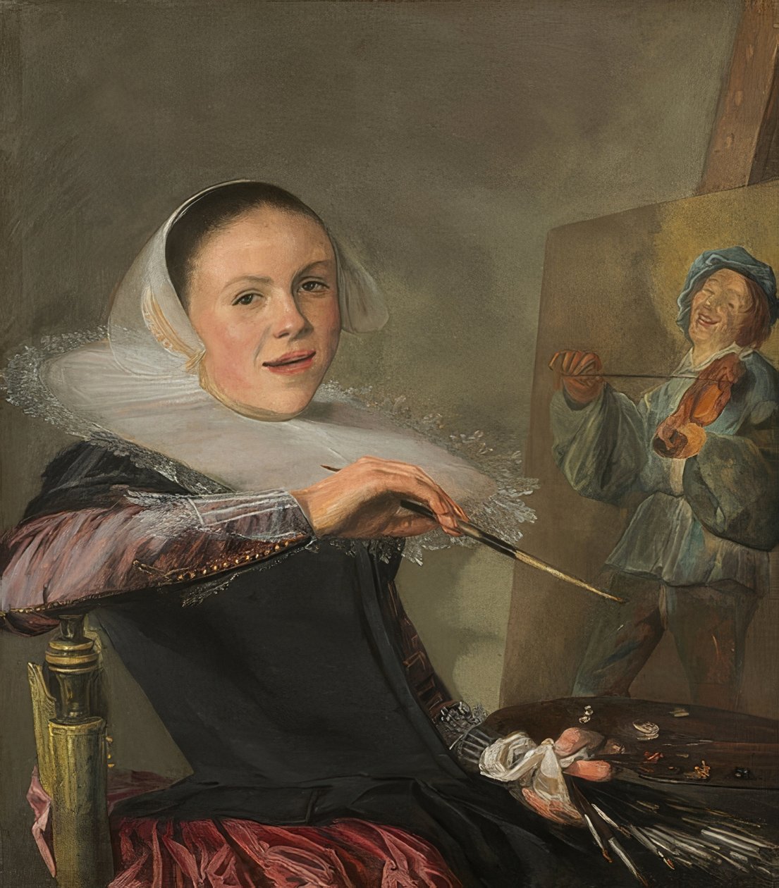 Självporträtt. Omkring 1630 av Judith Leyster