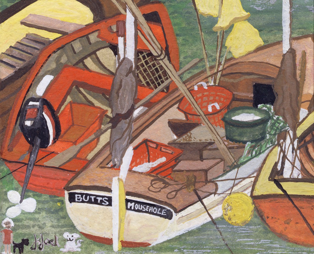 Butts of Mousehole, 1995 av Judy Joel