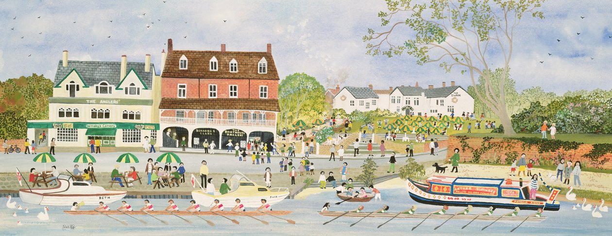 Towpath Walton-on-Thames av Judy Joel