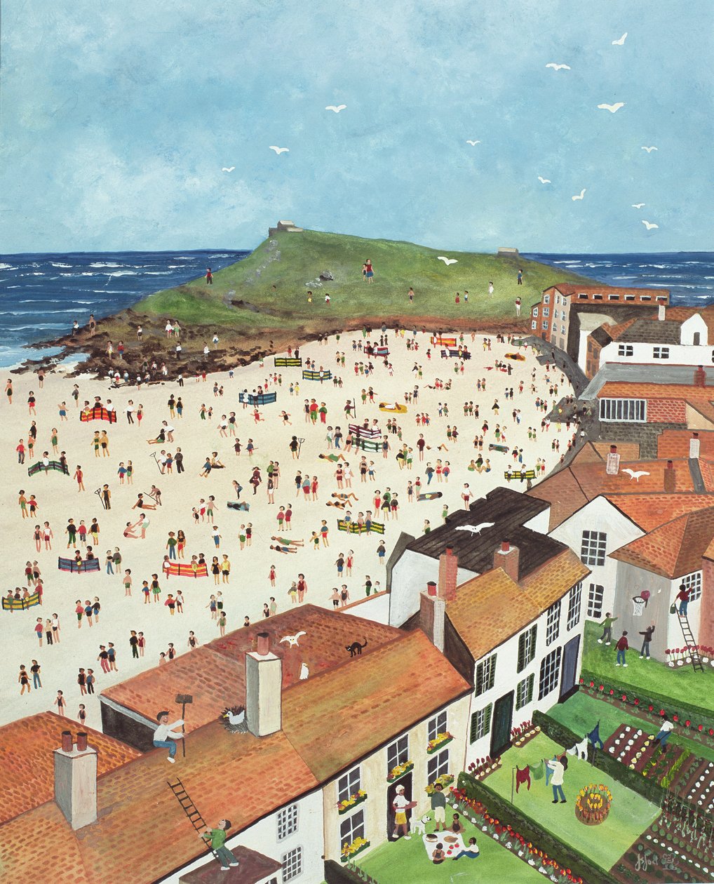 Utsikt från Tate Gallery St. Ives av Judy Joel