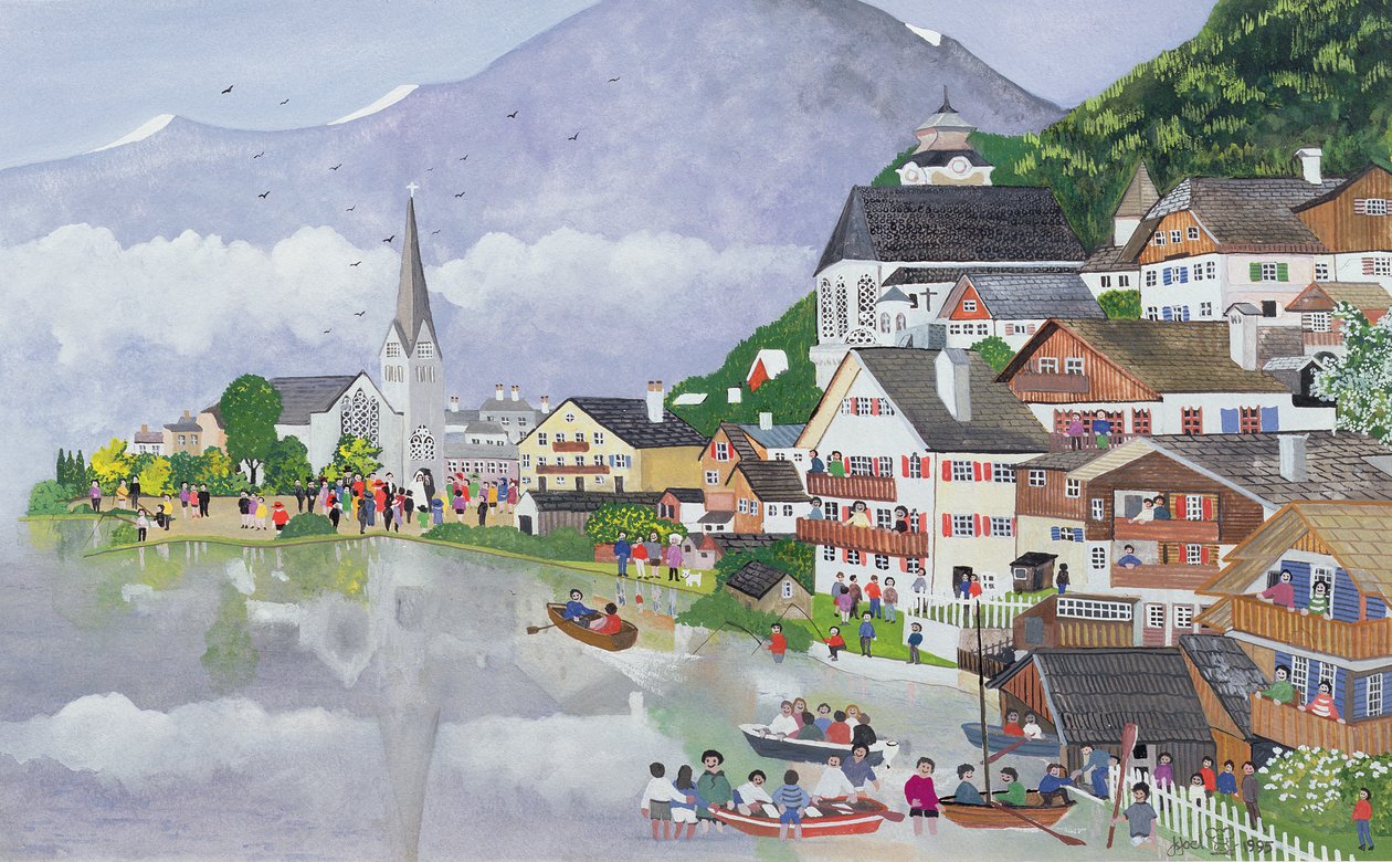 Hallstatt, Österrike, 1995 av Judy Joel