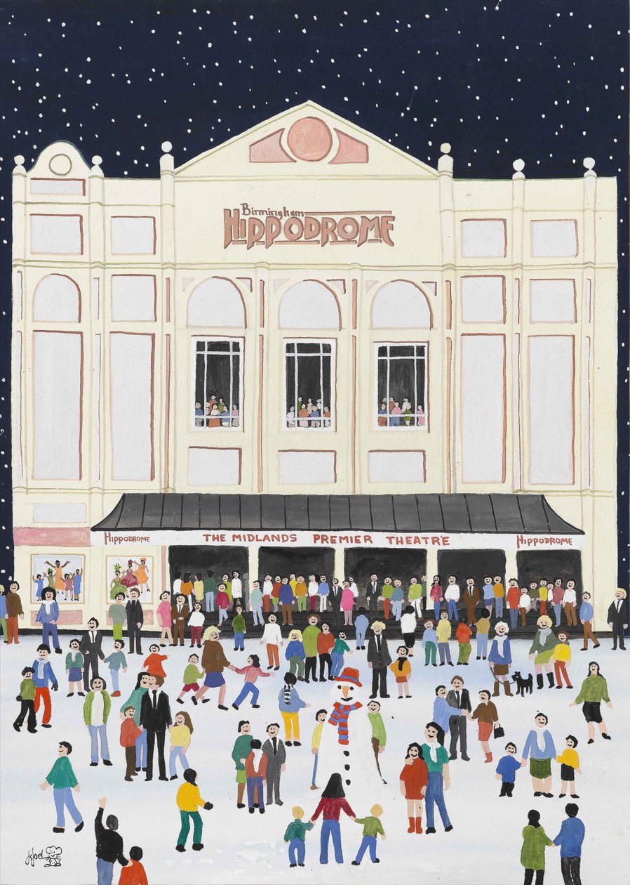 The Hippodrome, Birmingham, 2009 (Gouache på papper) av Judy Joel
