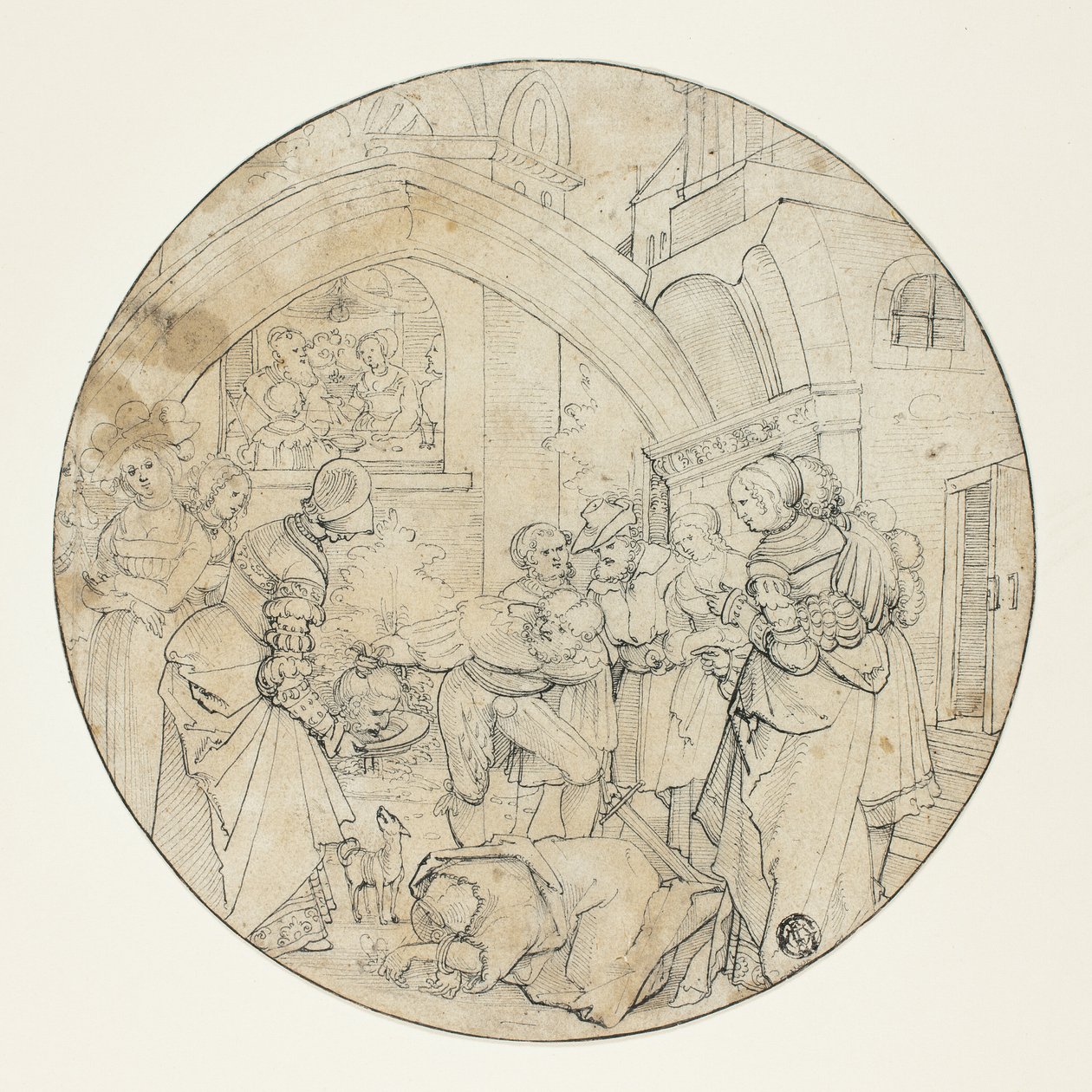 Johannes Döparens halshuggning av Jörg Breu the Elder
