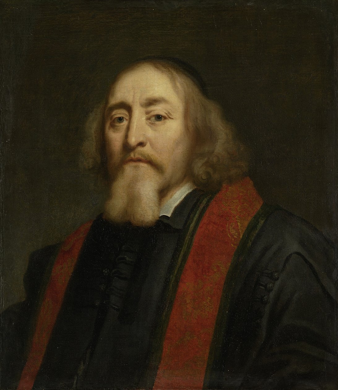 Porträtt av Jan Amos Comenius 1592-1670, Betveen 1650 och 1670 av Jürgen Ovens