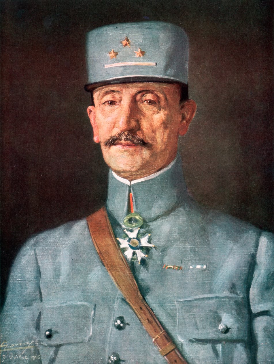 General Mazel, fransk arméofficer under första världskriget, 1916, 1926. av Juilliet