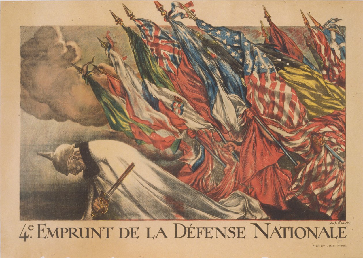 4:e lån till nationellt försvar, 1918 (se även 698974) av Jules Abel Faivre