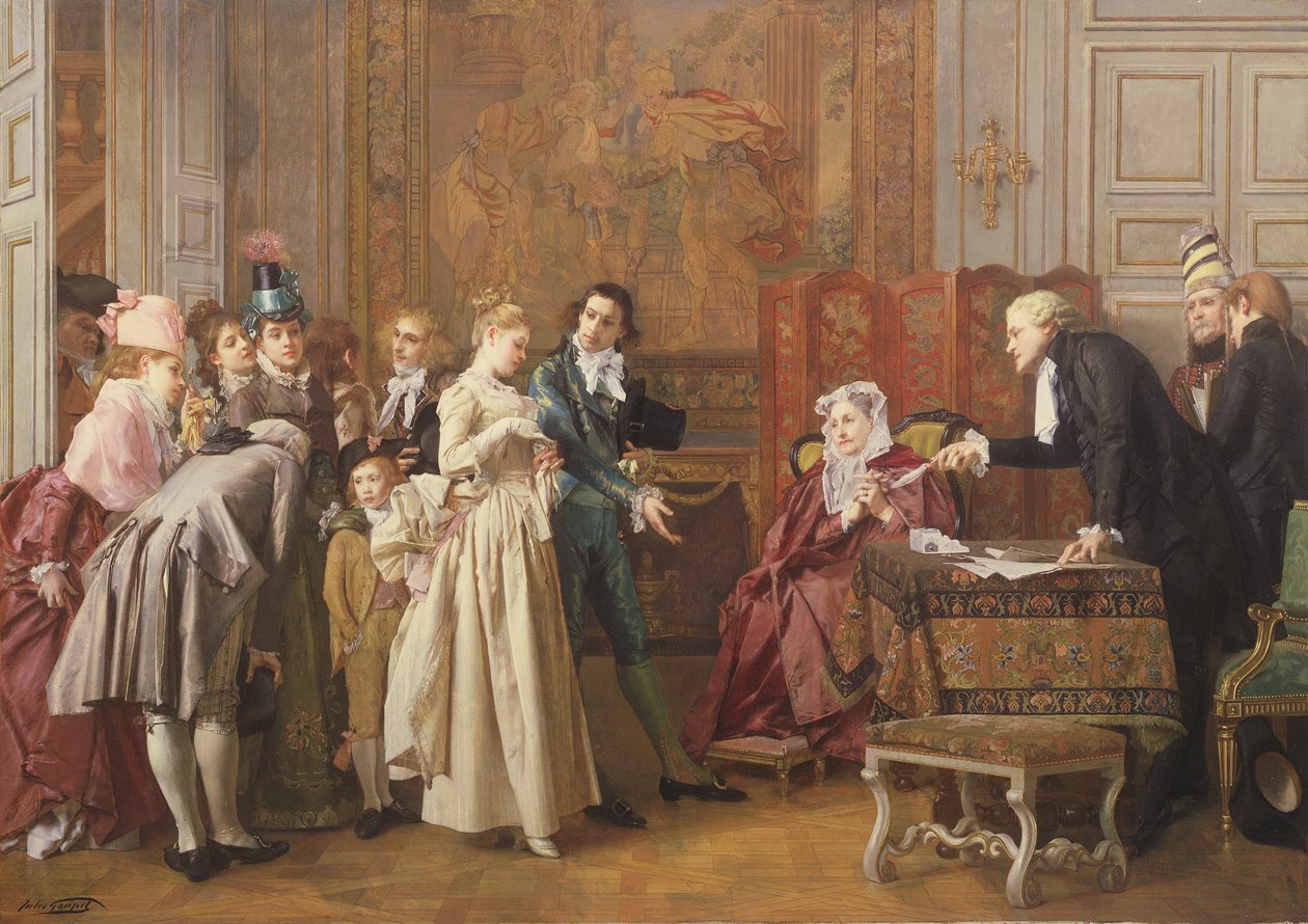 Äktenskapet av Jules Adolphe Goupil