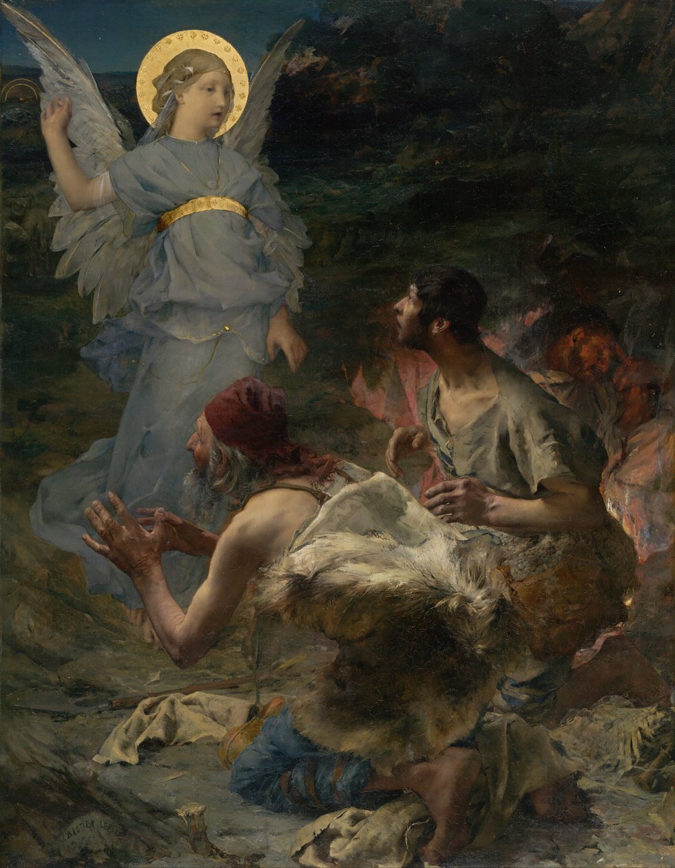 Tillkännagivandet för herdarna av Jules Bastien Lepage