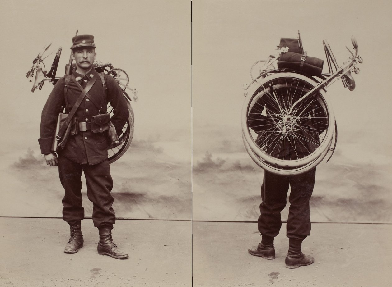 Gladiator Folding Cykel av Jules Beau