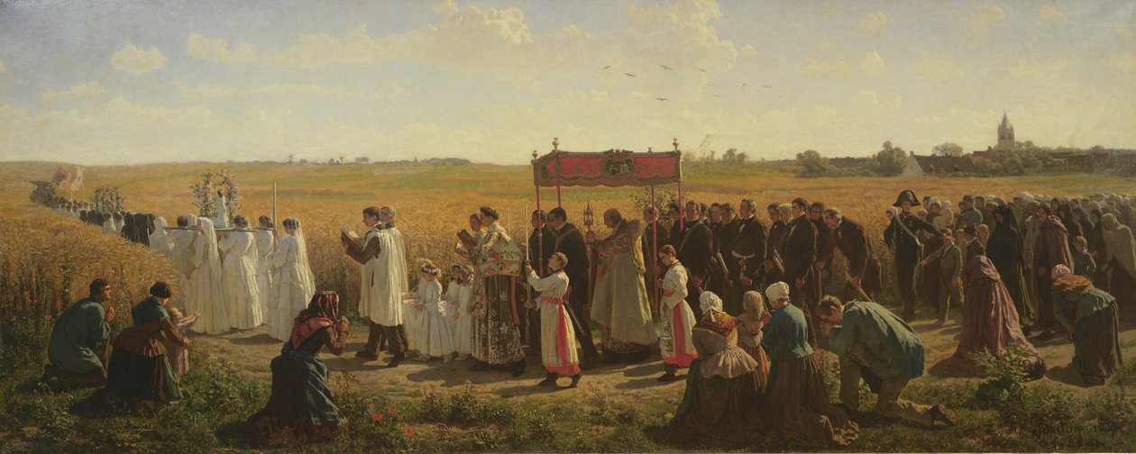 Vetets välsignelse i Artois, 1857 av Jules Breton