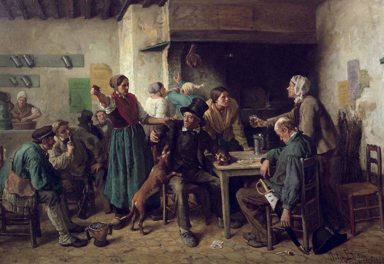 Fale uaina Aso Gafua, 1858 swed av Jules Breton
