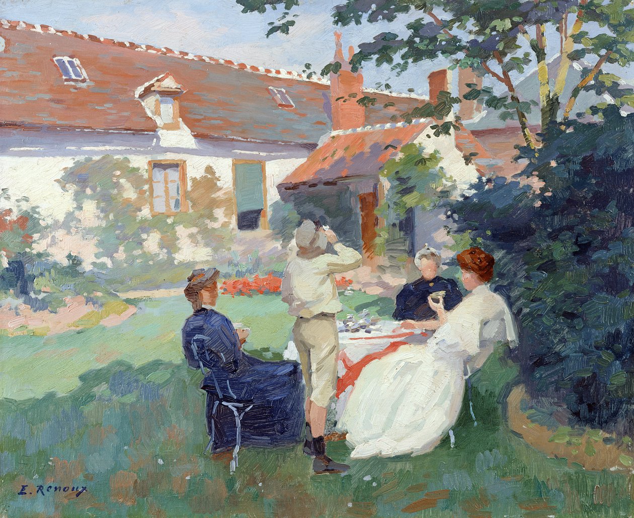Teatime swed av Jules Ernest Renoux