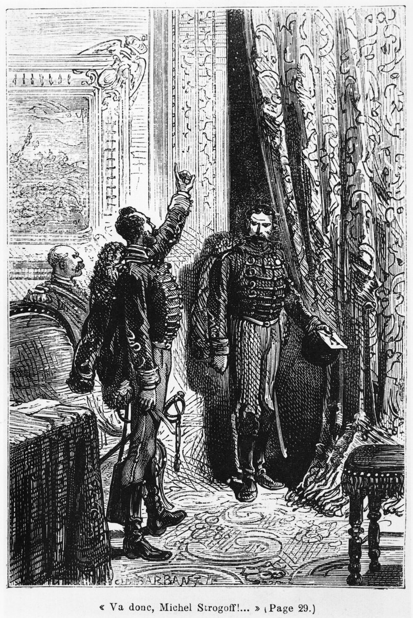 Gå sedan, Michael Strogoff, illustration från 