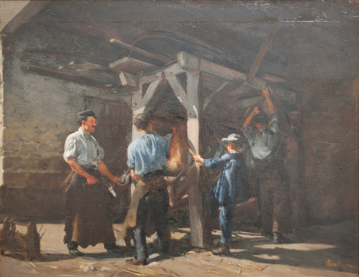 Forge Friedli i Saint-Blaise av Jules Jacques Jacot Guillarmod